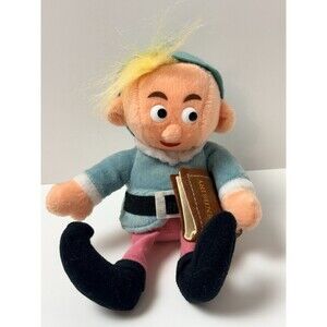 Vtg 1998 Stuffins Hermey the Elf Dentist Rudolph Island of Misfit Toys Plush 7”